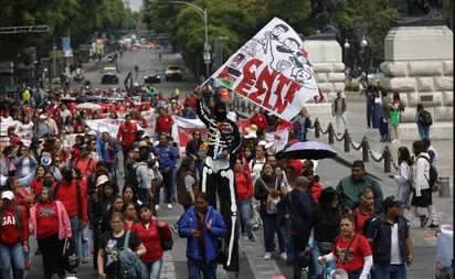 CNTE inicia paro nacional de 72 horas y advierte posible boicot al Mundial