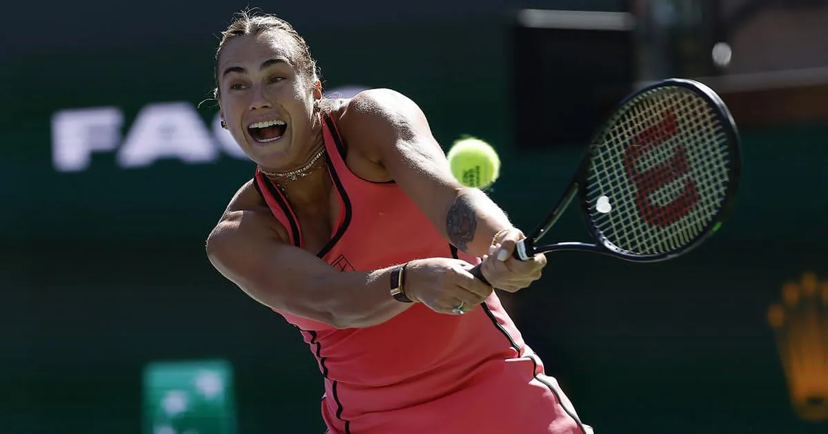 Sabalenka derrota a Osaka y avanza con autoridad en Indian Wells