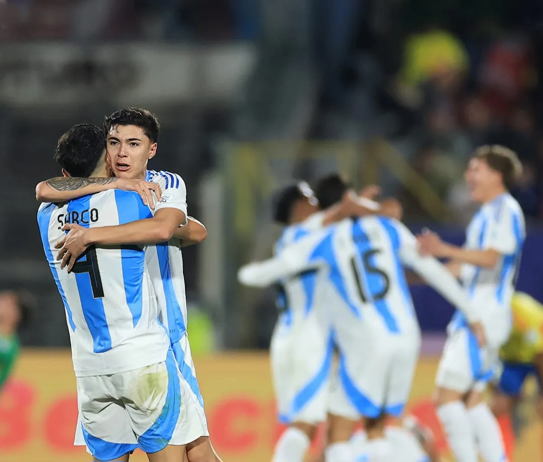Argentina Sub-20 elimina a Colombia del Mundial 2025 y disputará la Final ante Marruecos