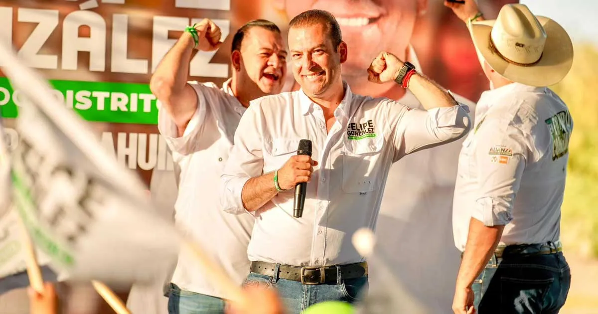 Felipe González alista cierre de campaña en Línea Verde