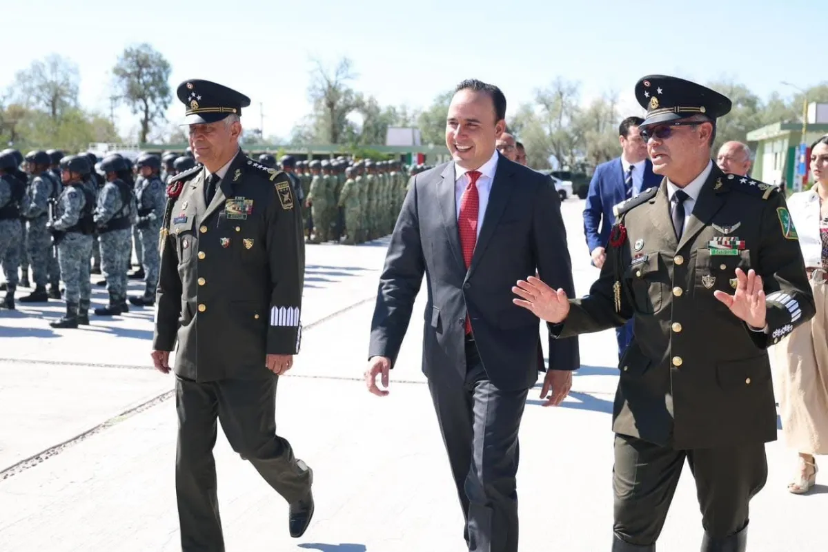 Manolo Jiménez refrenda coordinación con el Ejército Mexicano tras relevo en la XI Región Militar