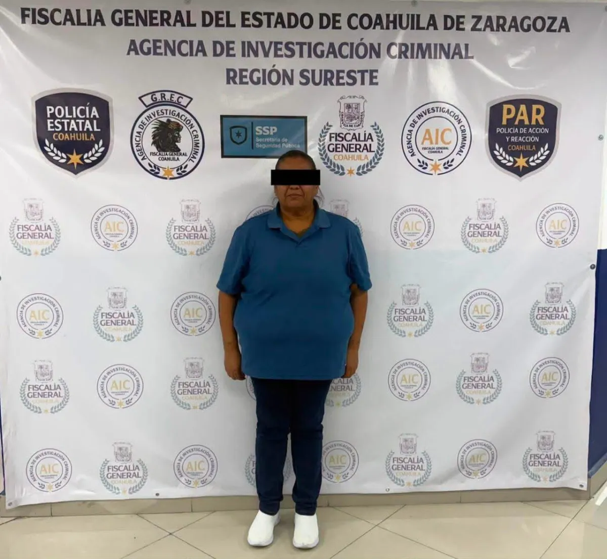 Detienen en Saltillo a ciudadana estadounidense; será entregada a autoridades de EE. UU. por tráfico de personas y narcóticos