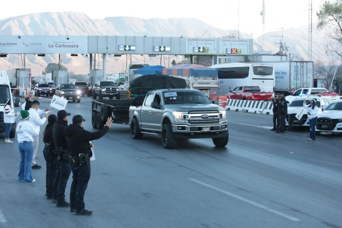 Coahuila recibe a miles de paisanos con operativo especial de seguridad y acompañamiento