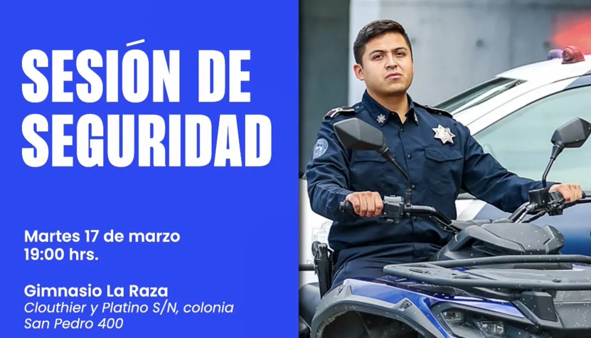 Invitan a sesión ciudadana sobre seguridad en San Pedro