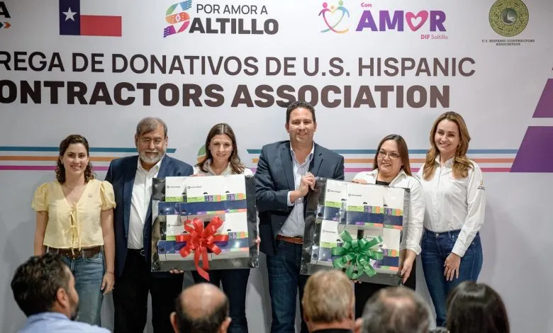 Saltillo recibe donación superior a los 2 millones de pesos de la U.S Hispanic Contractors Association
