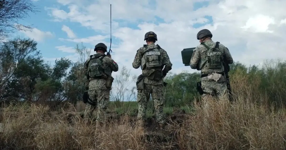 KDESPLIEGAN 500 MILITARES EN LA FRONTERA DE TAMAULIPAS