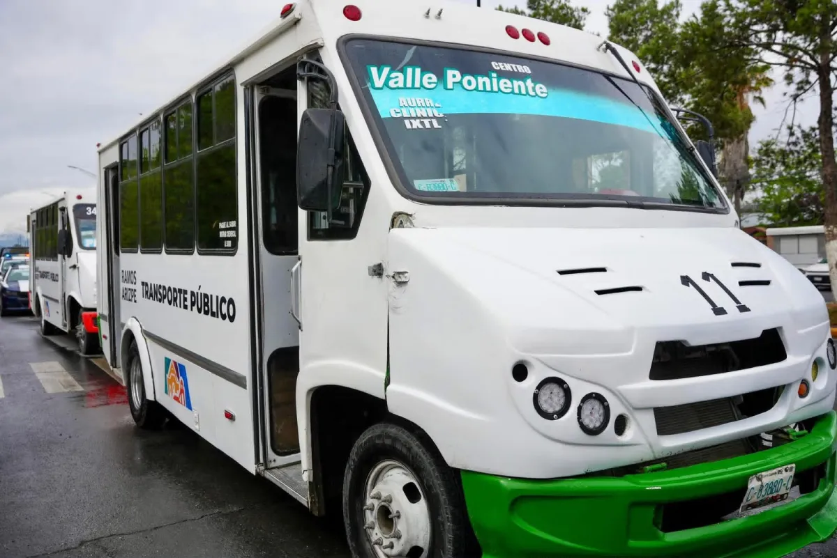 Ramos Arizpe renueva su transporte público con cinco nuevas unidades