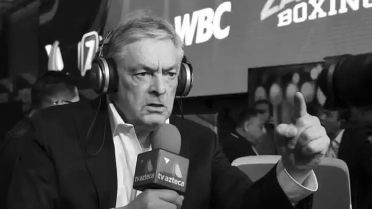 Fallece Eduardo Lamazón, voz emblemática del boxeo televisado en México