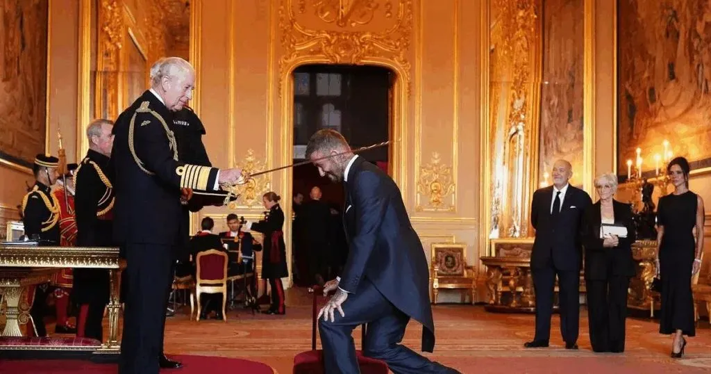 David Beckham recibe el título de ‘Sir’ por parte del rey Carlos III