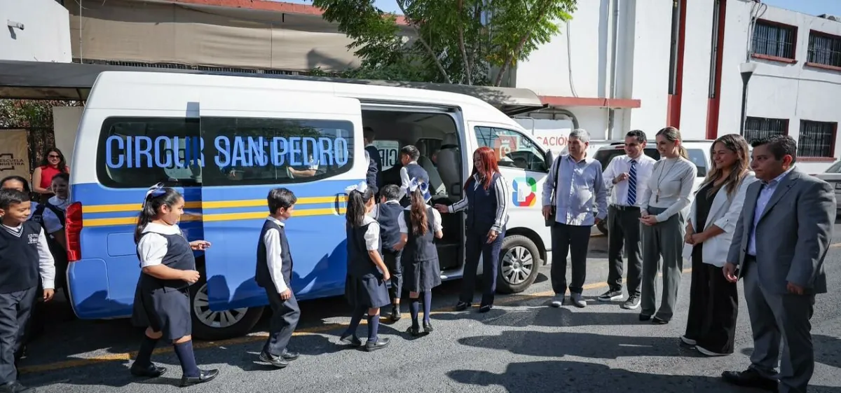 Municipio de San Pedro consolida su programa de transporte escolar gratuito y suma más escuelas al proyecto
