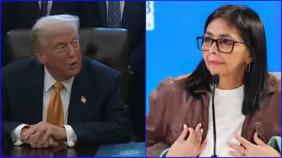 Trump conversa con Delcy Rodríguez sobre petróleo, comercio y seguridad en Venezuela