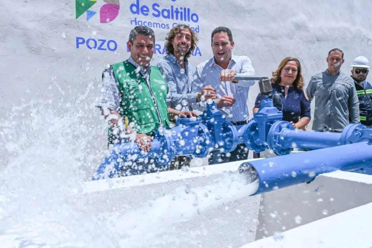 Saltillo incrementa 15% el abasto de agua en 2025 y proyecta aumentar 25% más en 2026