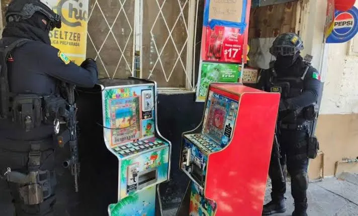 Aseguran 61 máquinas tragamonedas en operativo conjunto en Torreón