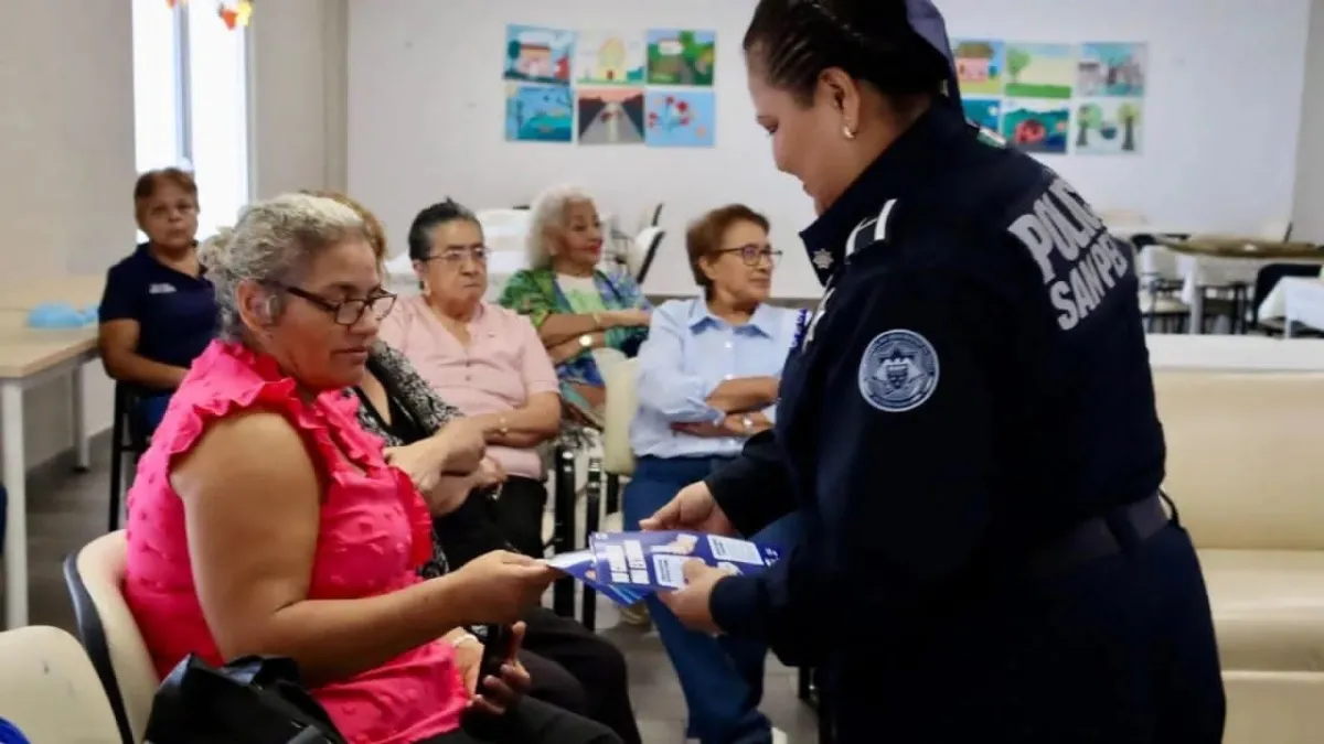 SAN PEDRO REFUERZA SEGURIDAD PARA ADULTOS MAYORES CON CHARLAS PREVENTIVAS