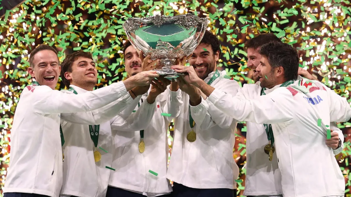 Italia conquista la Copa Davis por tercer año consecutivo