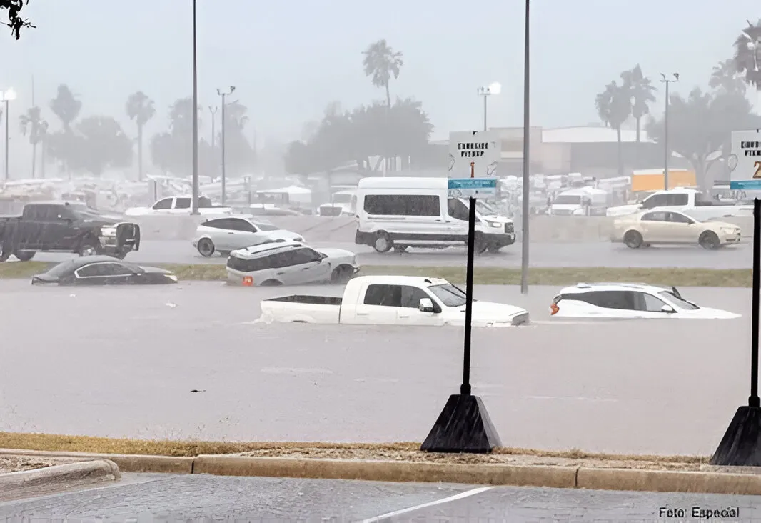 Tormentas provocan severas inundaciones en Reynosa y el Valle de Texas