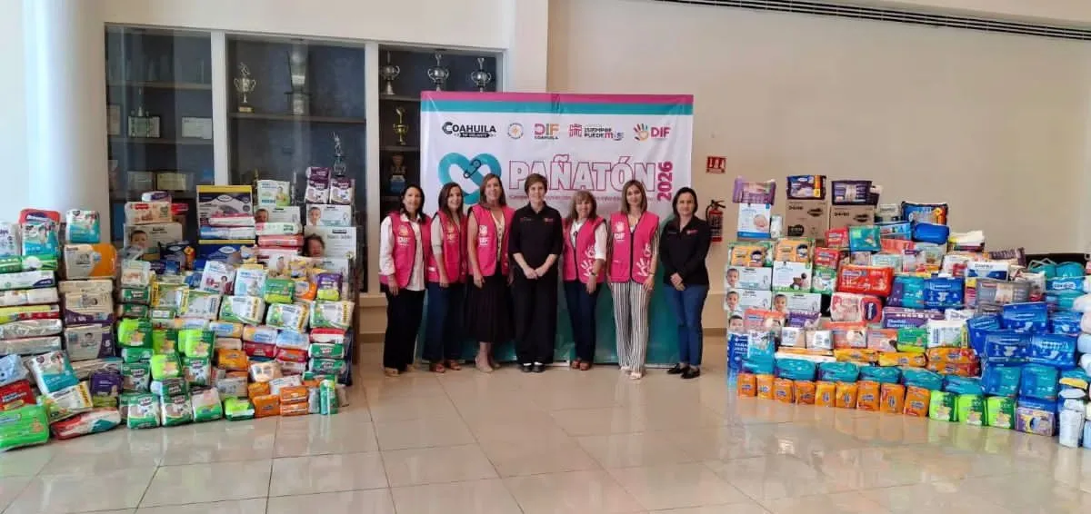 Reúne DIF Torreón más de 23 mil pañales para apoyar a población vulnerable
