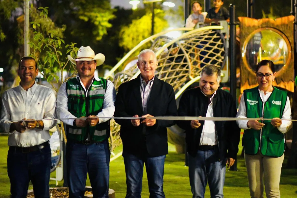 Román Cepeda entrega la renovación total de la Alameda Zaragoza con inversión de más de 10 mdp