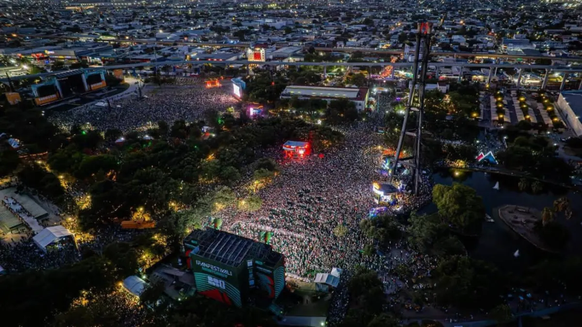 FIFA Fan Fest™️ reúne a más de 100 mil aficionados en Parque Fundidora
