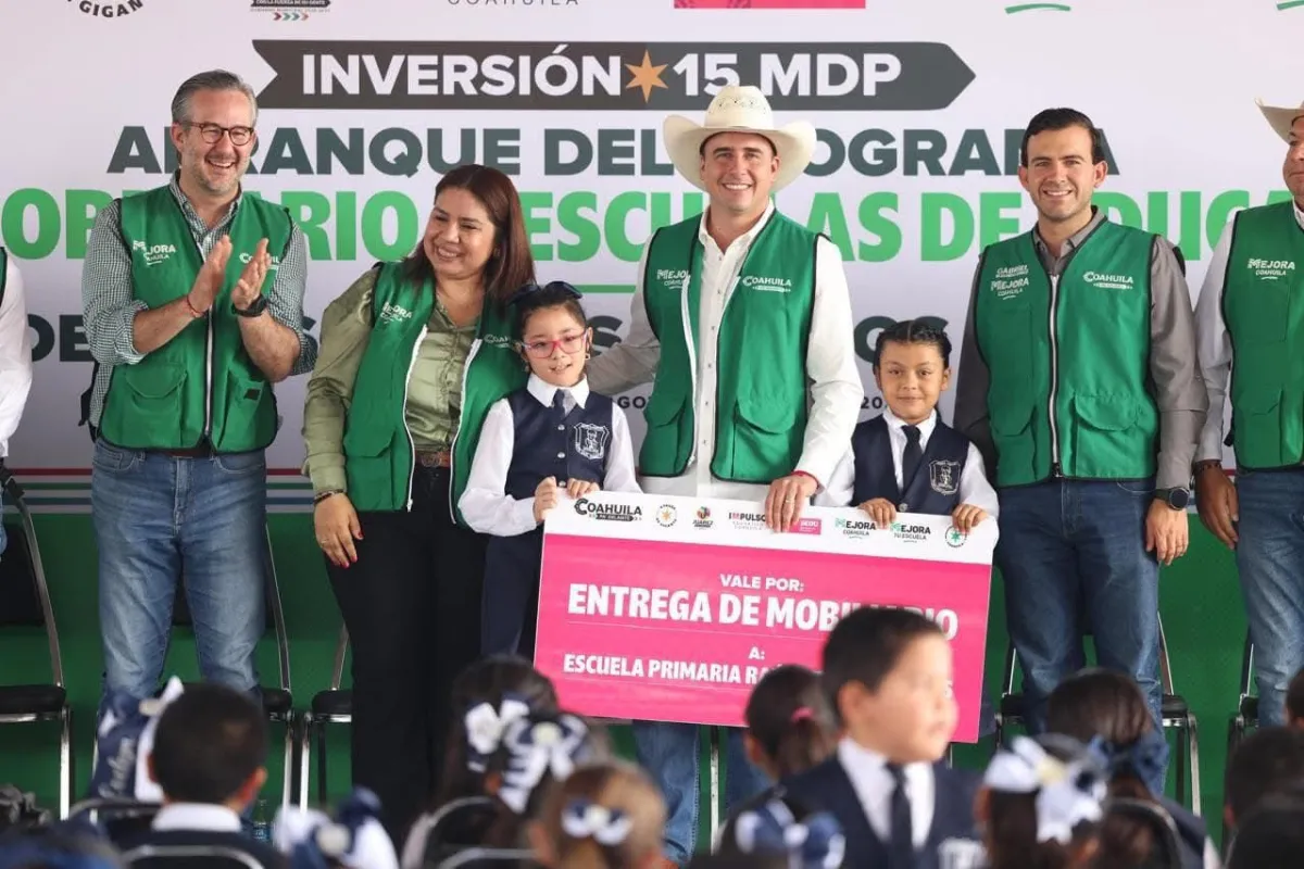 Manolo Jiménez impulsa educación y desarrollo social en municipios de Coahuila