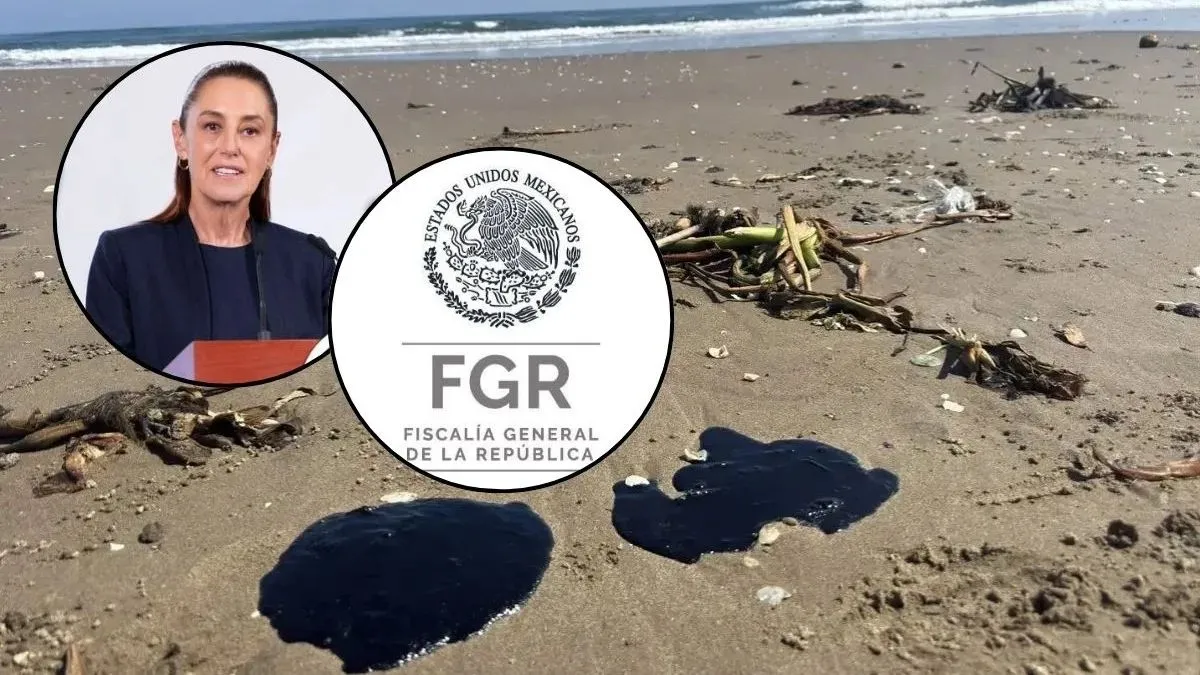 Sheinbaum descarta que derrame en el Golfo de México sea responsabilidad de Pemex
