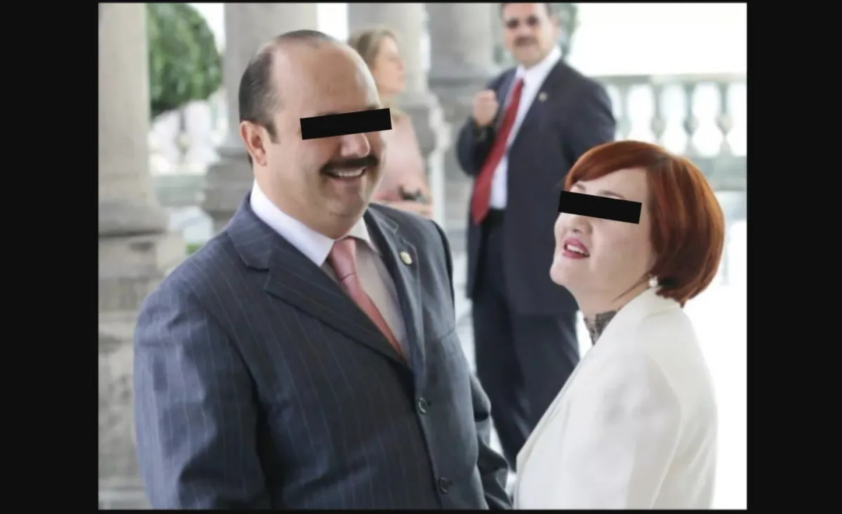 Detienen en EU a esposa de César Duarte por situación migratoria