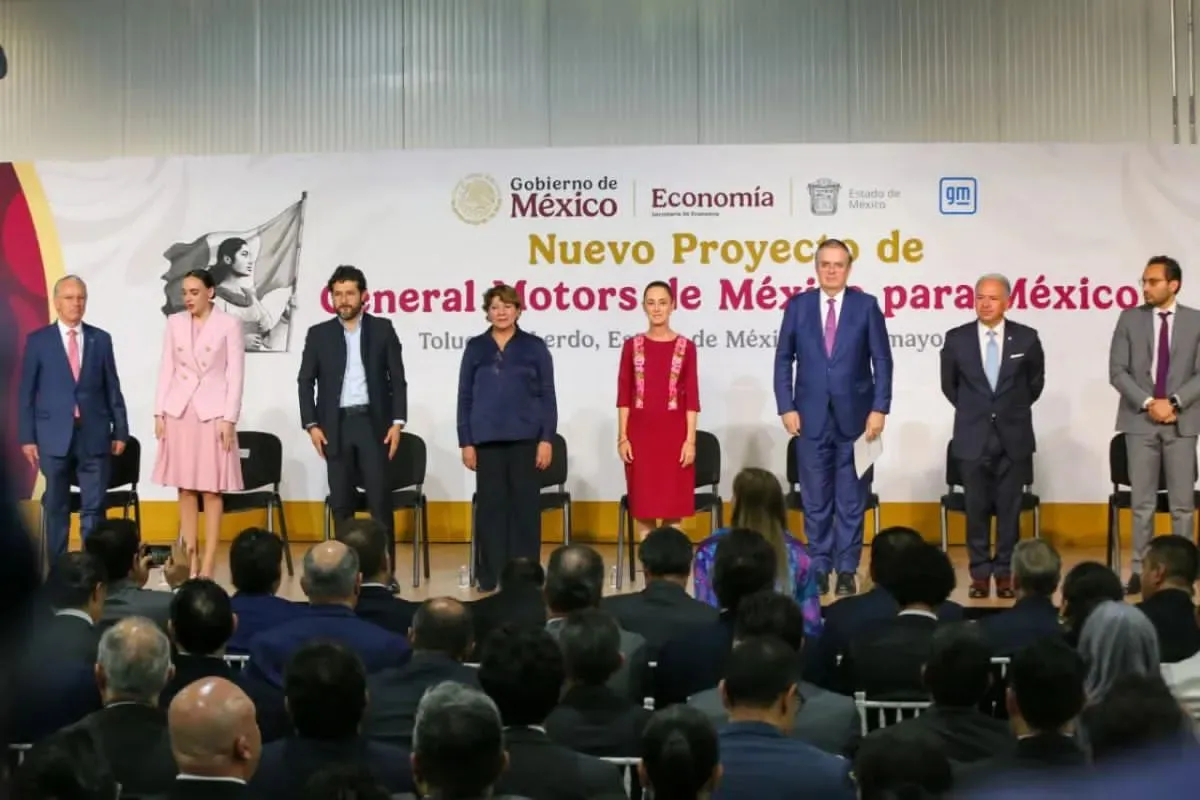 General Motors fabricará 80 mil autos en México tras inversión histórica de mil mdd anunciada por Sheinbaum