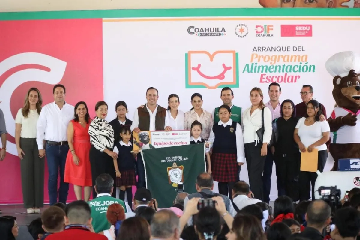 Arranca Programa de Alimentación Escolar en más de mil escuelas de Coahuila