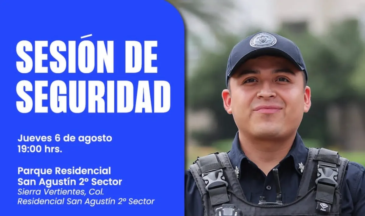 Invitan a vecinos de San Pedro a participar en sesión de seguridad "Por un Solo San Pedro Seguro y en Paz"