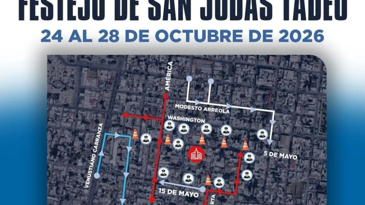 Monterrey desplegará operativo de seguridad y vialidad por festejos a San Judas Tadeo