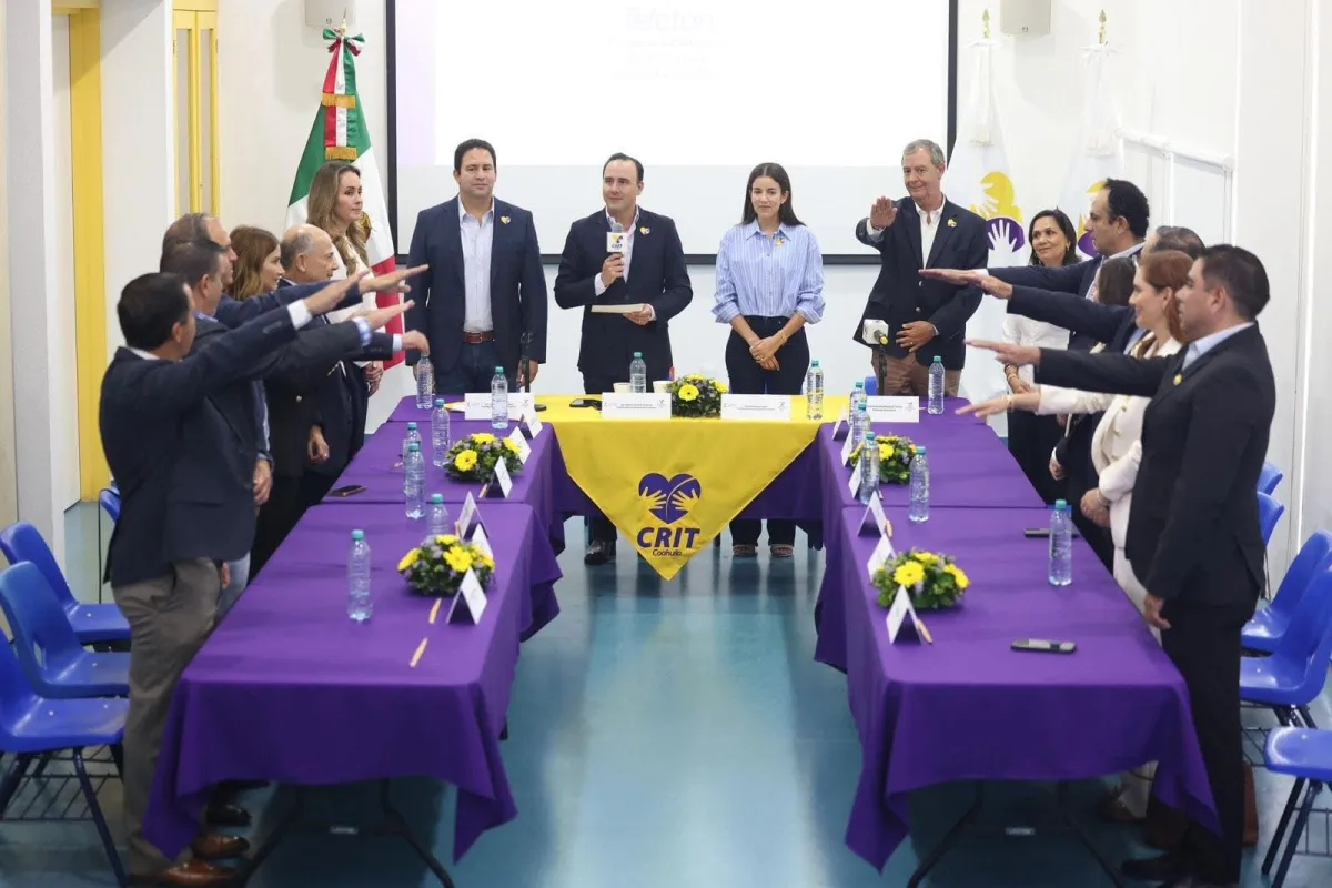 Manolo Jiménez instala el Consejo Benefactor del CRIT Coahuila*