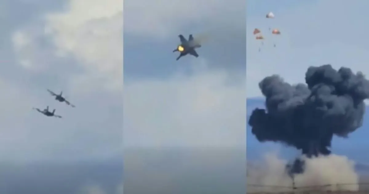 Choque de aeronaves militares provoca incendio durante espectáculo aéreo en Idaho
