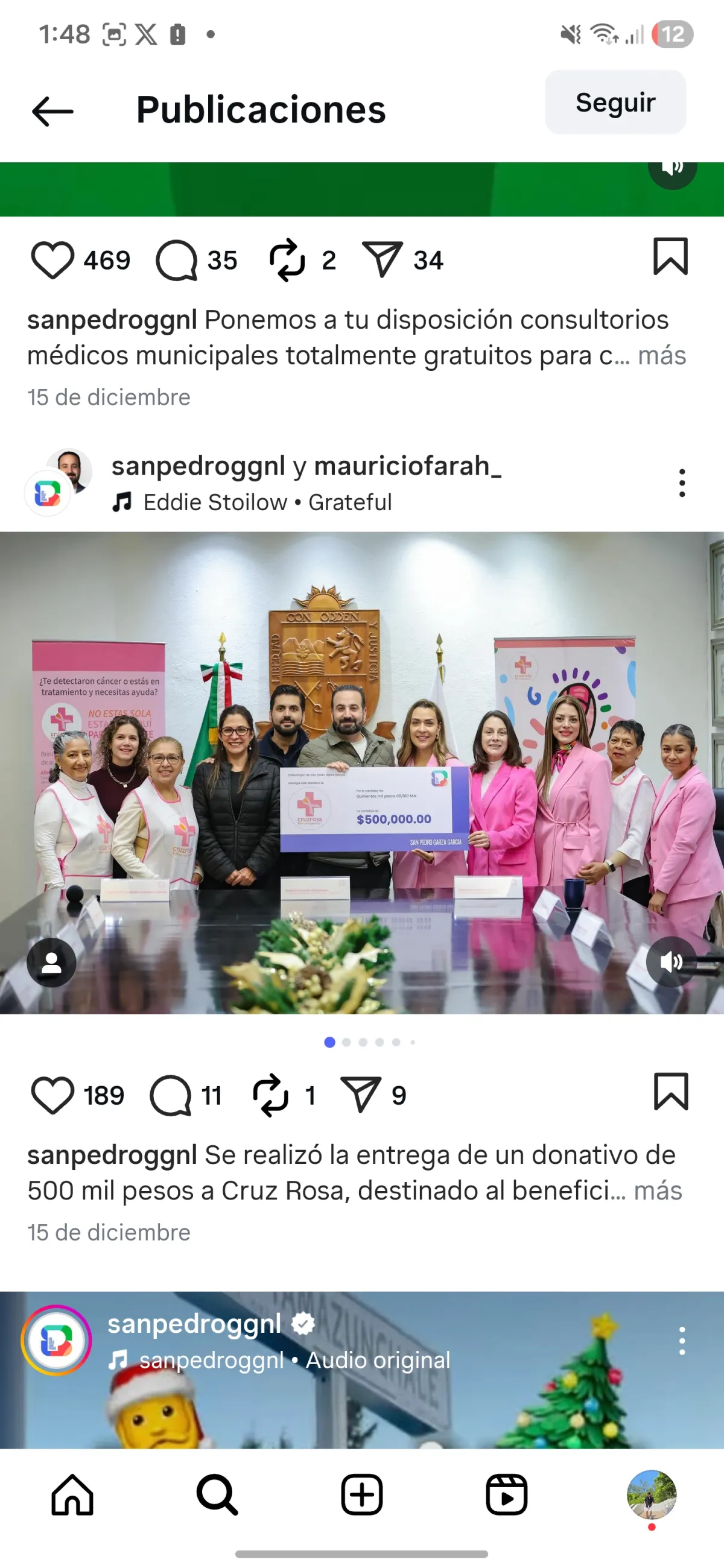 San Pedro entrega donativo de 500 mil pesos a Cruz Rosa en apoyo a mujeres con cáncer de mama