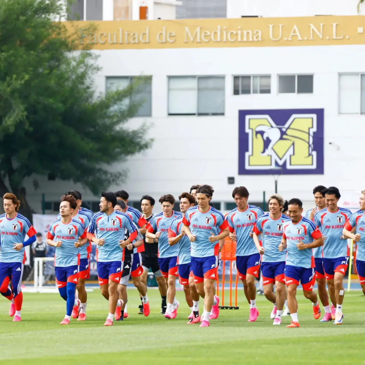 Japón cierra concentración en Monterrey tras una semana de preparación ante el Mundial.