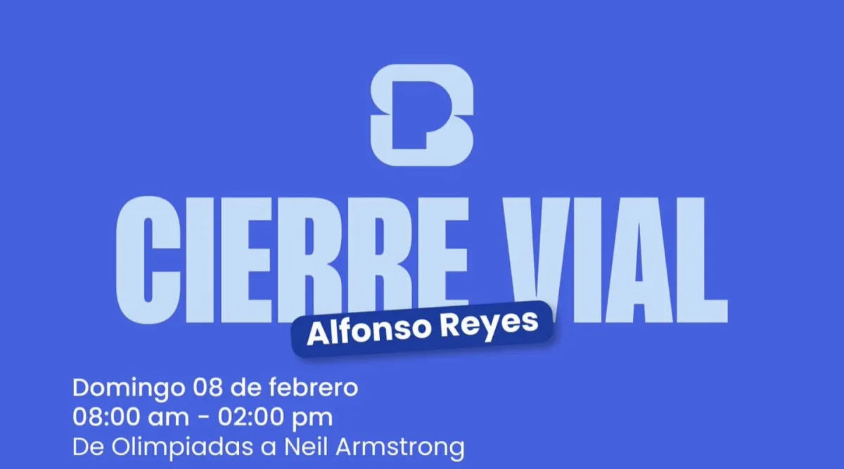 Anuncian cierre temporal en avenida Alfonso Reyes por trabajos en estructura metálica