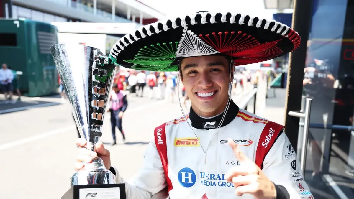Noel León hace historia al convertirse en el primer mexicano en ganar una carrera principal de Fórmula 2