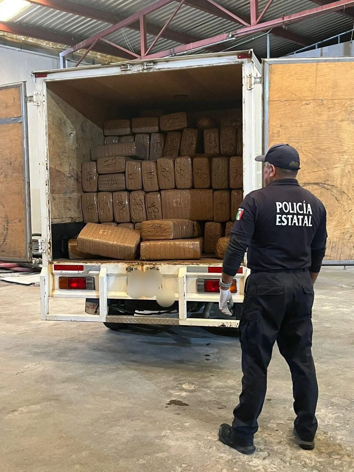 Aseguran 676 kilos de marihuana en operativo de la Policía Estatal en Coahuila