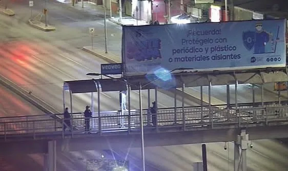 Intervención oportuna: policías evitan tragedia en puente de Saltillo