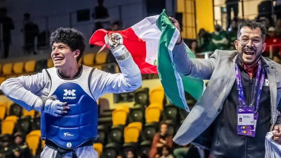 México hace historia: Guillermo Cortés conquista su tercer título mundial en taekwondo juvenil