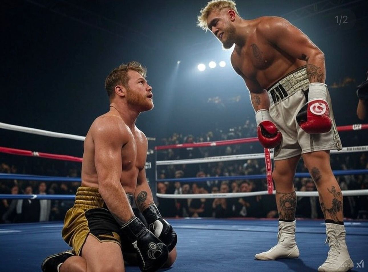 Jake Paul se burla del Canelo Álvarez y dice que "Es un esclavo sin respeto"