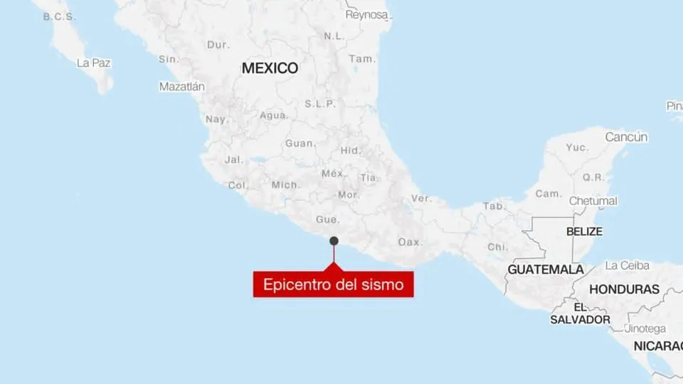 Sismo de magnitud 5.2 en Guerrero activa alerta sísmica en la Ciudad de México