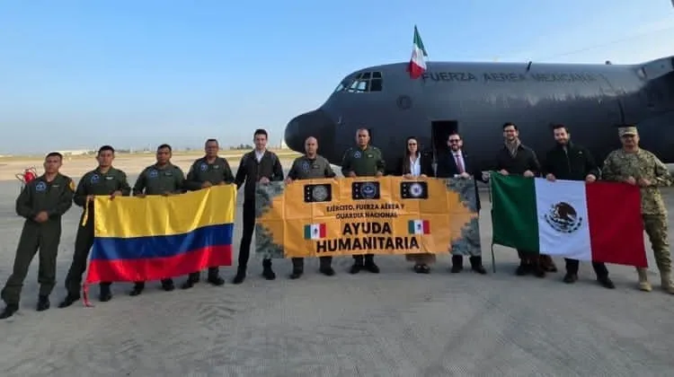 México enviará 58 toneladas de ayuda humanitaria a Colombia tras terremoto de 7.4