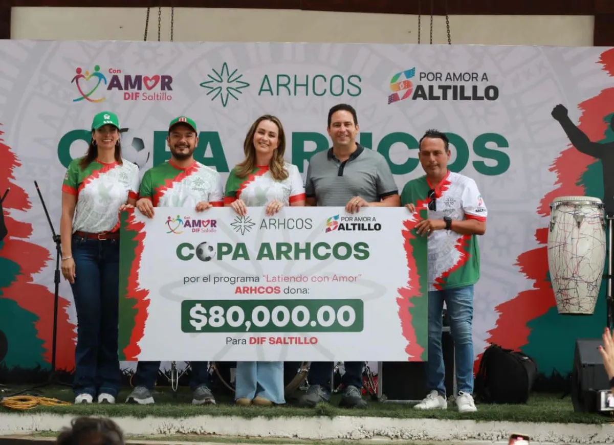ARHCOS y DIF Saltillo donan 80 mil pesos para cirugía de corazón de niño saltillense