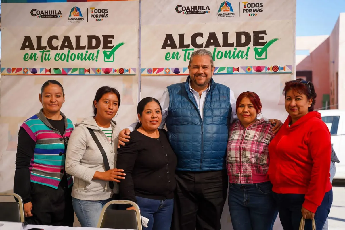 Gobierno de Ramos Arizpe acerca soluciones a las colonias con programas de atención directa