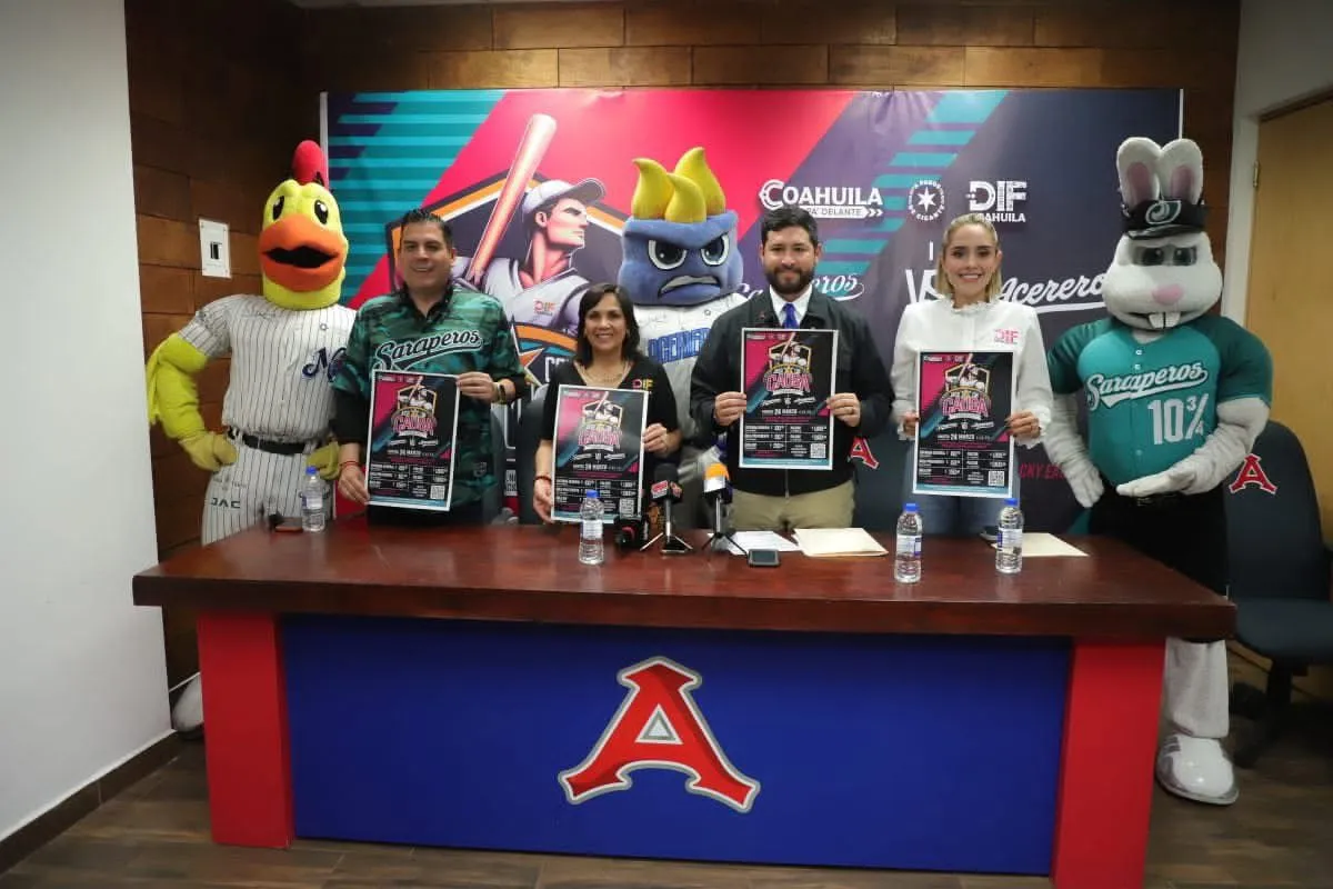 Béisbol con corazón: anuncian tres juegos para cambiar vidas en Coahuila
