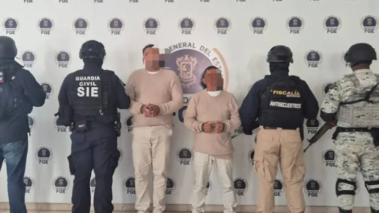 Detienen a “El Capi” y a Servando “N” por extorsión en Michoacán