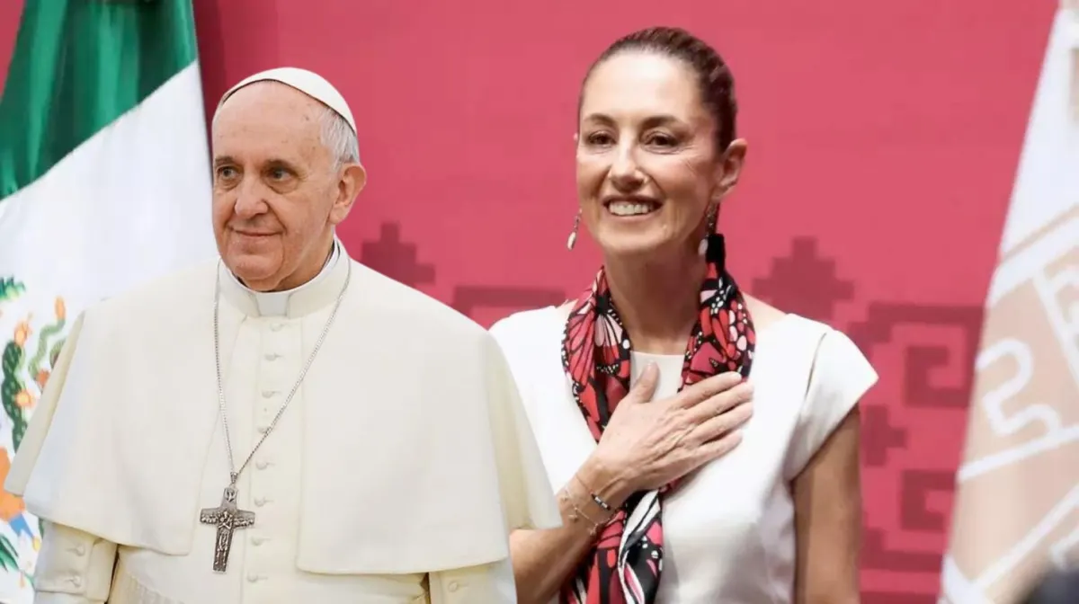Claudia Sheinbaum expresa solidaridad con el Papa Francisco ante su estado de salud
