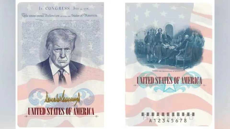 EU prepara pasaportes con imagen de Trump por aniversario 250 y genera debate político