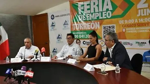 Anuncian Cuarta Feria de Empleo en Torreón con más de 450 vacantes disponibles el 27 de junio