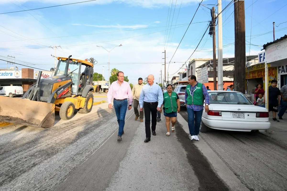 Avanza pavimentación en calzada Quetzalcóatl con inversión de más de 3.5 MDP en Torreón